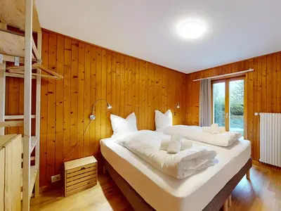 Ein Bett oder Betten in einem Zimmer der Unterkunft Flat with panoramic view, Bèla Yoûva #1