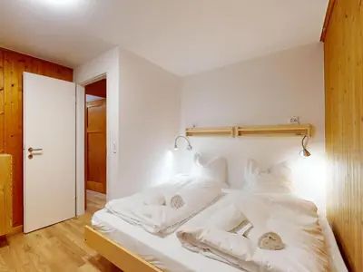 Ein Bett oder Betten in einem Zimmer der Unterkunft Flat with panoramic view, Bèla Yoûva #1