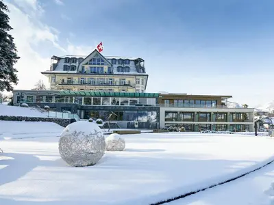 Belvédère Strandhotel im Winter