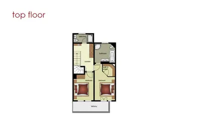 Grundriss der Unterkunft Apartment Schneerose - GRIWA RENT AG