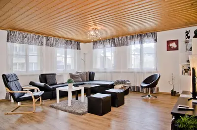 Ein Sitzbereich in der Unterkunft Apartment Neuenhaus - GRIWA RENT AG