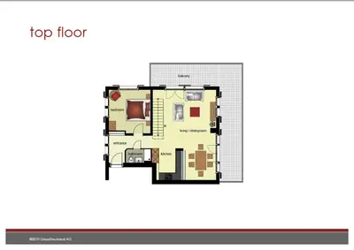 Grundriss der Unterkunft Apartment Eiger - GRIWA RENT AG