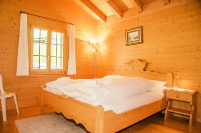 Ein Bett oder Betten in einem Zimmer der Unterkunft Apartment Chamonix - GRIWA RENT AG