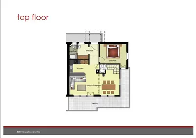 Grundriss der Unterkunft Apartment Alpin DG - GRIWA RENT AG