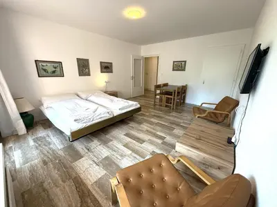 Ein Bett oder Betten in einem Zimmer der Unterkunft Mayenzett 33