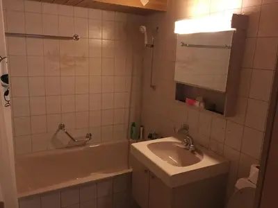 Ein Badezimmer in der Unterkunft Historic Hotel Steinbock