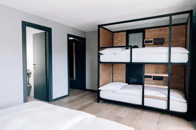 Ein Bett oder Betten in einem Zimmer der Unterkunft Alaïa Lodge