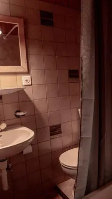 Ein Badezimmer in der Unterkunft Relais des Mélèzes