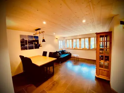 Ein Sitzbereich in der Unterkunft Gemütliches Zuhause mit Ausblick