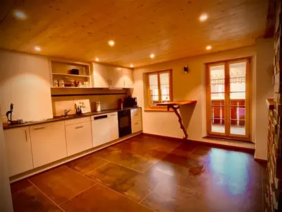 Küche/Küchenzeile in der Unterkunft Gemütliches Zuhause mit Ausblick