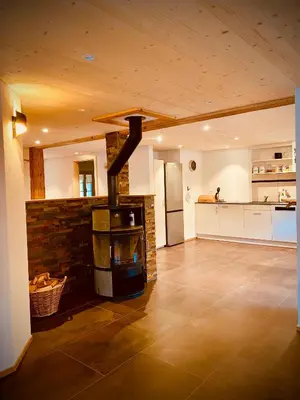 Küche/Küchenzeile in der Unterkunft Gemütliches Zuhause mit Ausblick