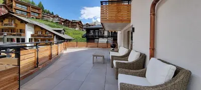 Ein Balkon oder eine Terrasse in der Unterkunft Britannia