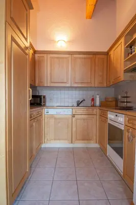 Küche/Küchenzeile in der Unterkunft Loft Erlebnis Adelboden