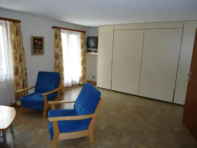 Ein Sitzbereich in der Unterkunft Haus Rio