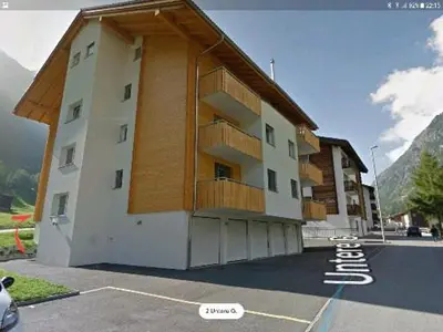 Das Gebäude in dem sich die Ferienwohnung befindet