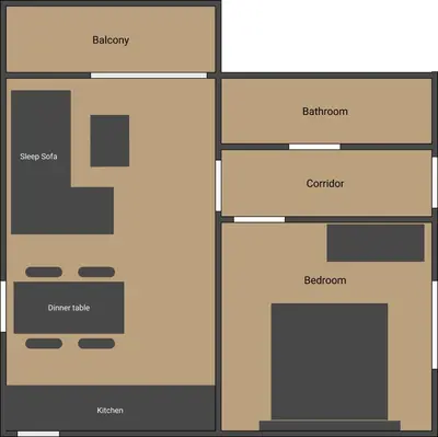 Grundriss der Unterkunft Chalet Tannegg
