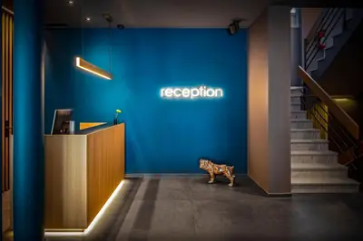 Lobby/Rezeption in der Unterkunft Baxter Hotel