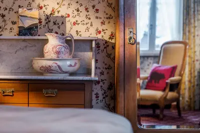 Ein Bett oder Betten in einem Zimmer der Unterkunft Monte Rosa Boutique Hotel