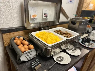Essen im Hotel oder in der Nähe