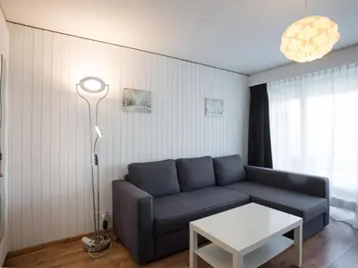 Ein Sitzbereich in der Unterkunft Studio Greppon 107 by Interhome