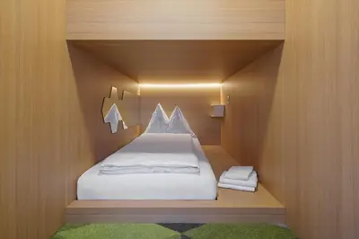 Ein Bett oder Betten in einem Zimmer der Unterkunft The Lab Capsule