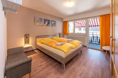 Ein Bett oder Betten in einem Zimmer der Unterkunft apartment EGGERI - das sportliche