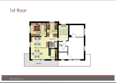 Grundriss der Unterkunft Apartment Schönegg - GRIWA RENT AG