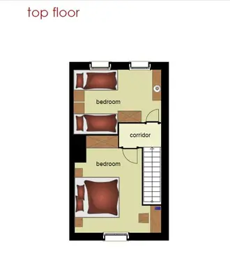 Grundriss der Unterkunft Apartment Nussbaum - GRIWA RENT AG