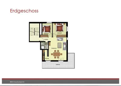Grundriss der Unterkunft Apartment Grindelwaldgletscher - GRIWA RENT AG