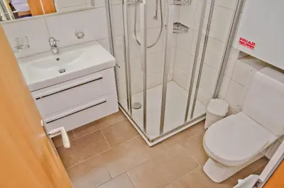 Ein Badezimmer in der Unterkunft Apartment Grindelwaldgletscher - GRIWA RENT AG