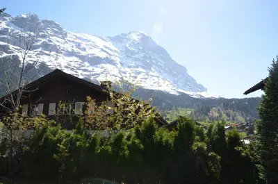 Naturlandschaft in der Nähe des Chalets