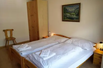 Ein Bett oder Betten in einem Zimmer der Unterkunft Catherina 42