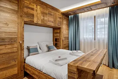 Ein Bett oder Betten in einem Zimmer der Unterkunft Chalet Larchwood by Mrs Miggins