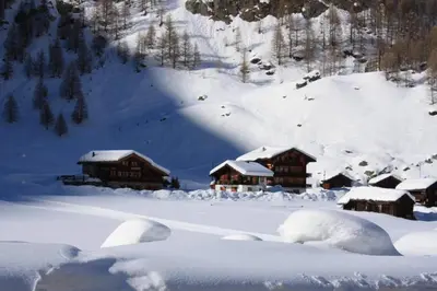 Le Panorama - Appartement 54 à Arolla face aux montagnes à 150m des pistes im Winter