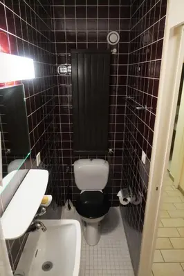Ein Badezimmer in der Unterkunft Appartement à Crans-Montana - avec magnifique vue sur la vallée
