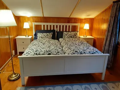 Ein Bett oder Betten in einem Zimmer der Unterkunft Chalet Am Fels