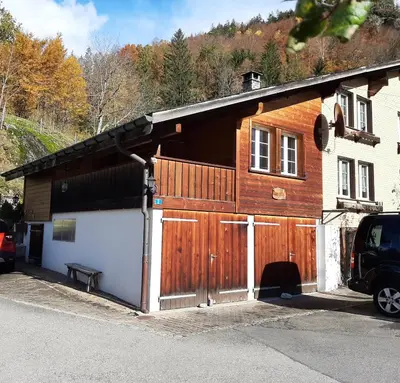Das Gebäude in dem sich die Ferienwohnung befindet