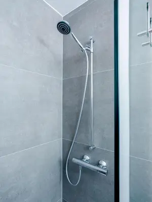 Ein Badezimmer in der Unterkunft Cozy modern Studio super location feels like home