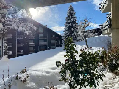 Anzère - Appartement 2 pièces au pied du télécabine im Winter