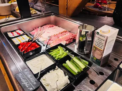 Essen im Hotel oder in der Nähe