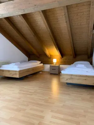 Ein Bett oder Betten in einem Zimmer der Unterkunft Breathtaking Waterfall Apartment nr 3