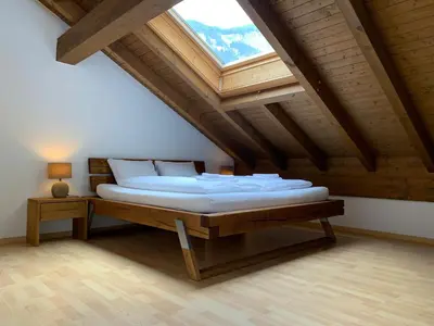 Ein Bett oder Betten in einem Zimmer der Unterkunft Breathtaking Waterfall Apartment nr 3