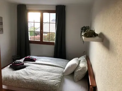 Ein Bett oder Betten in einem Zimmer der Unterkunft Auberge Les Rangs