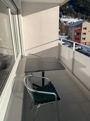 Ein Balkon oder eine Terrasse in der Unterkunft Salute 206
