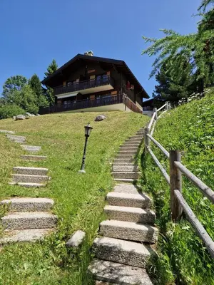 Ein Garten an der Unterkunft Chalet Alba A