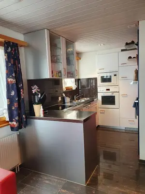 Küche/Küchenzeile in der Unterkunft Chalet Alba A
