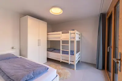 Ein Bett oder Betten in einem Zimmer der Unterkunft Luxury Penthouse Sonnenhof