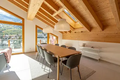 Ein Sitzbereich in der Unterkunft Luxury Penthouse Sonnenhof