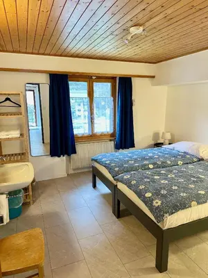 Ein Bett oder Betten in einem Zimmer der Unterkunft Zimmervermietung Ackersand