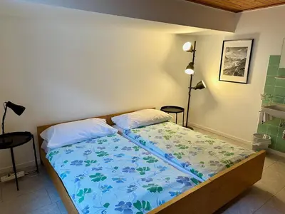 Ein Bett oder Betten in einem Zimmer der Unterkunft Zimmervermietung Ackersand